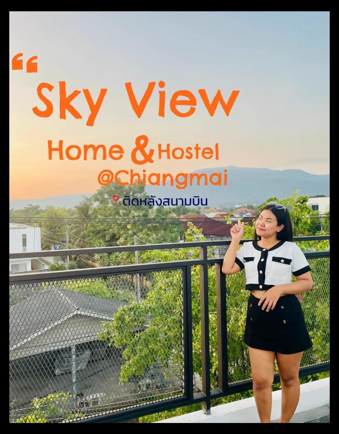 Sky View Home And Hostel Chiangmai Chiang Mai Dış mekan fotoğraf